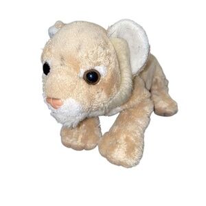 SOS Save Our Space Stuffed‎ Plush Baby Lion Cub Animal Toy 2003 11"